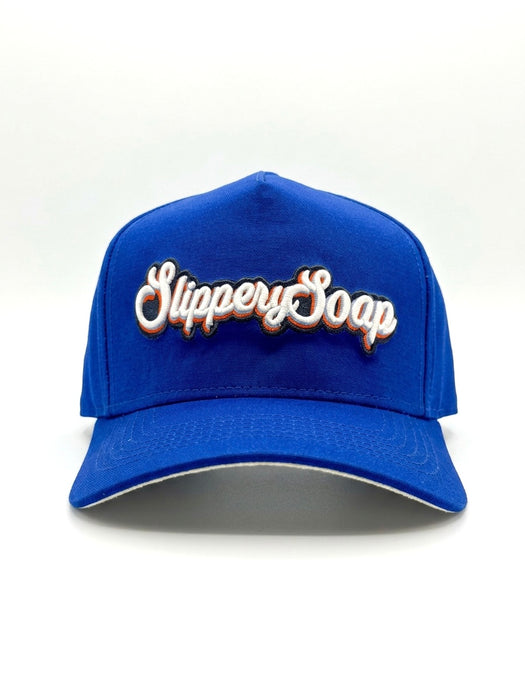 Slippery Soap Snapback Cap – Royal Blue