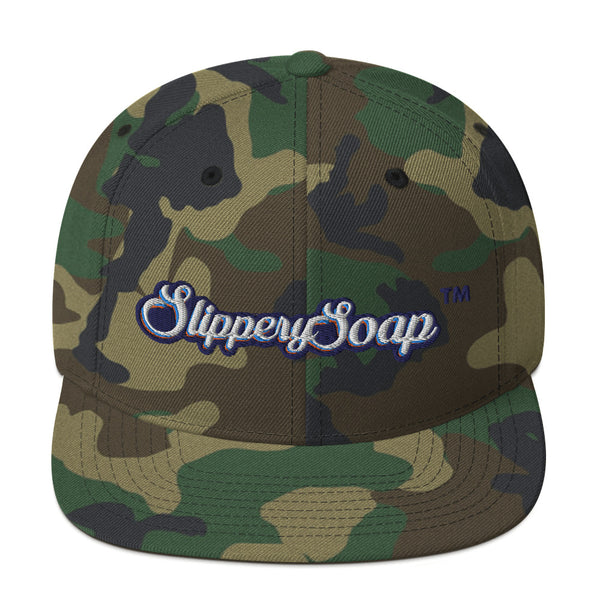 Slippery Soap Snapback Hat - Army