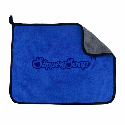 Slippery Soap™️ Premium Microfiber Towel - Blue